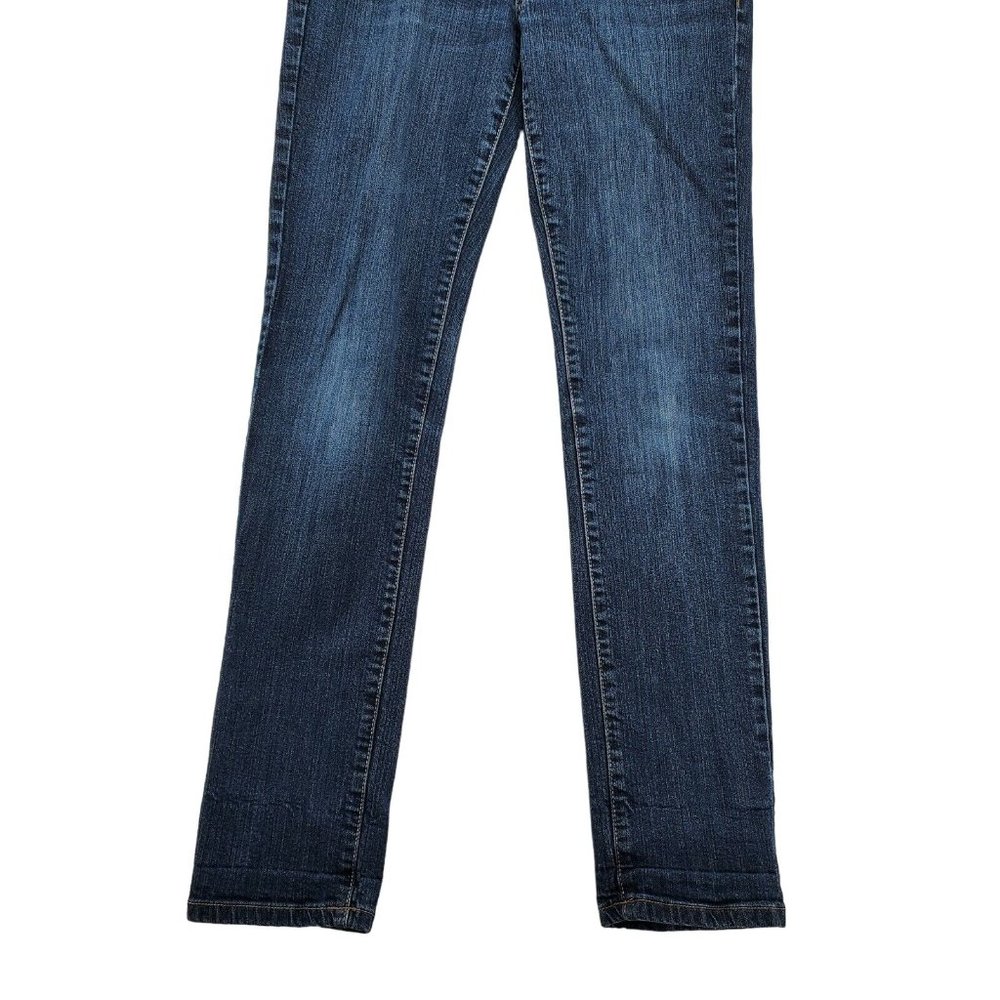 Aeropostale Jeans Women's Bayla Medium Wash Straight Leg Blue 8 - Picture 4 of 11